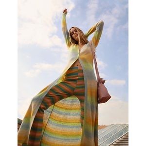 Free People Esme Sunburst Duster Cardigan